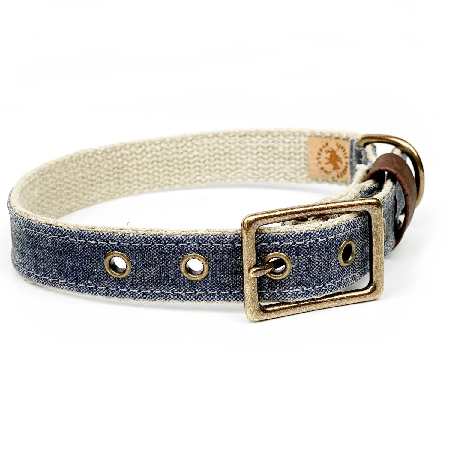 Waxed Canvas Buckle Collar