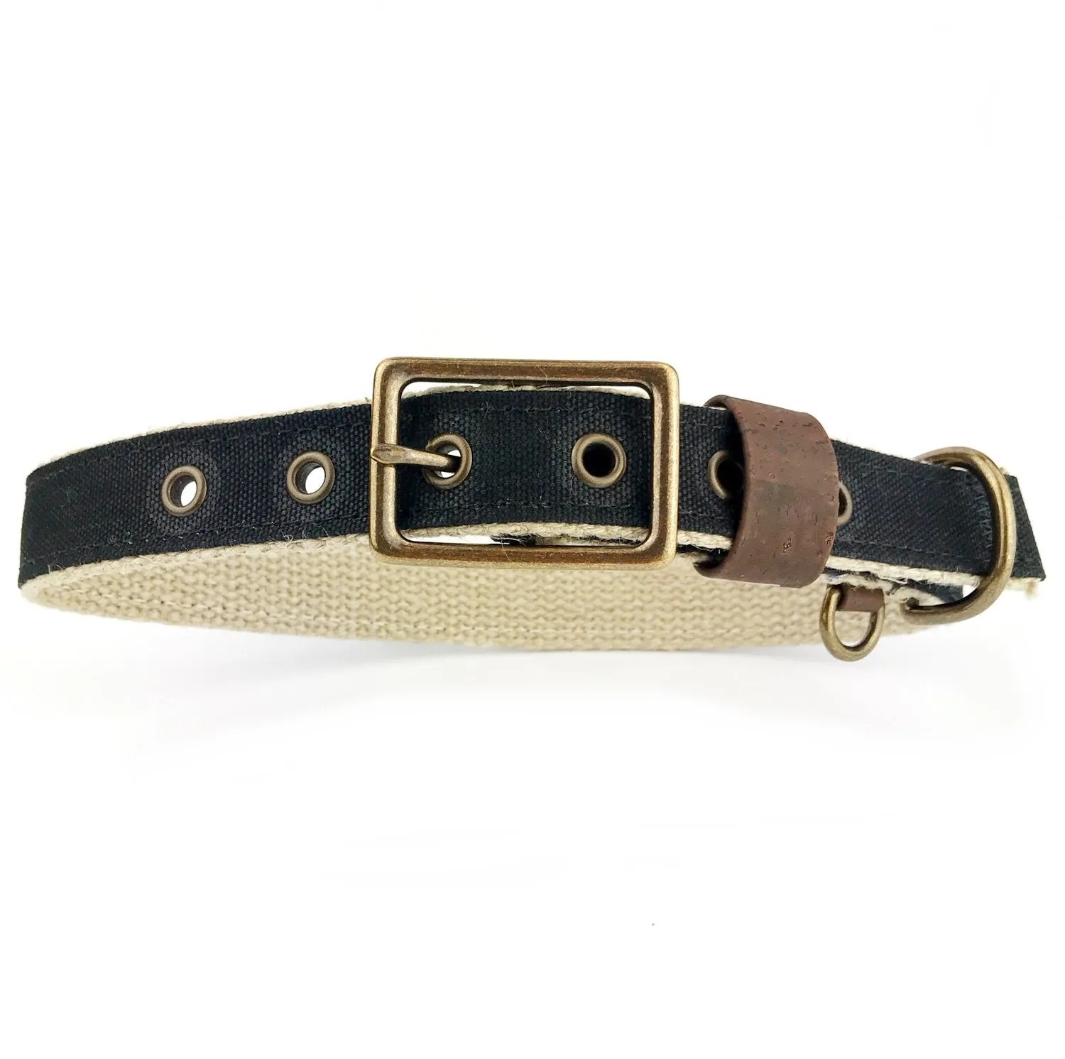 Waxed Canvas Buckle Collar