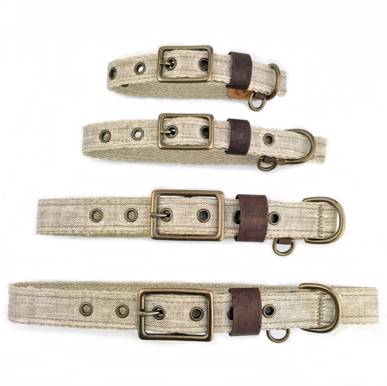 Waxed Canvas Buckle Collar