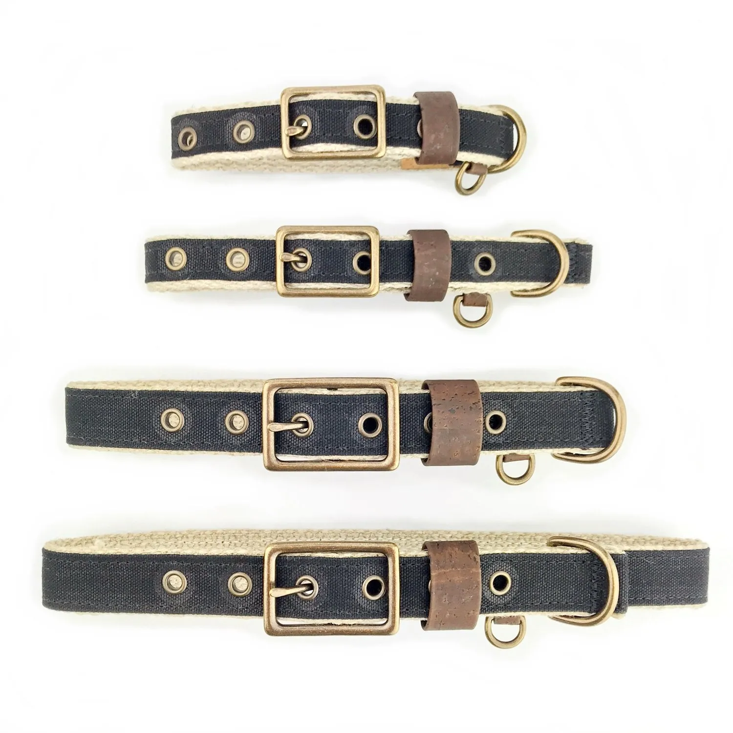 Waxed Canvas Buckle Collar