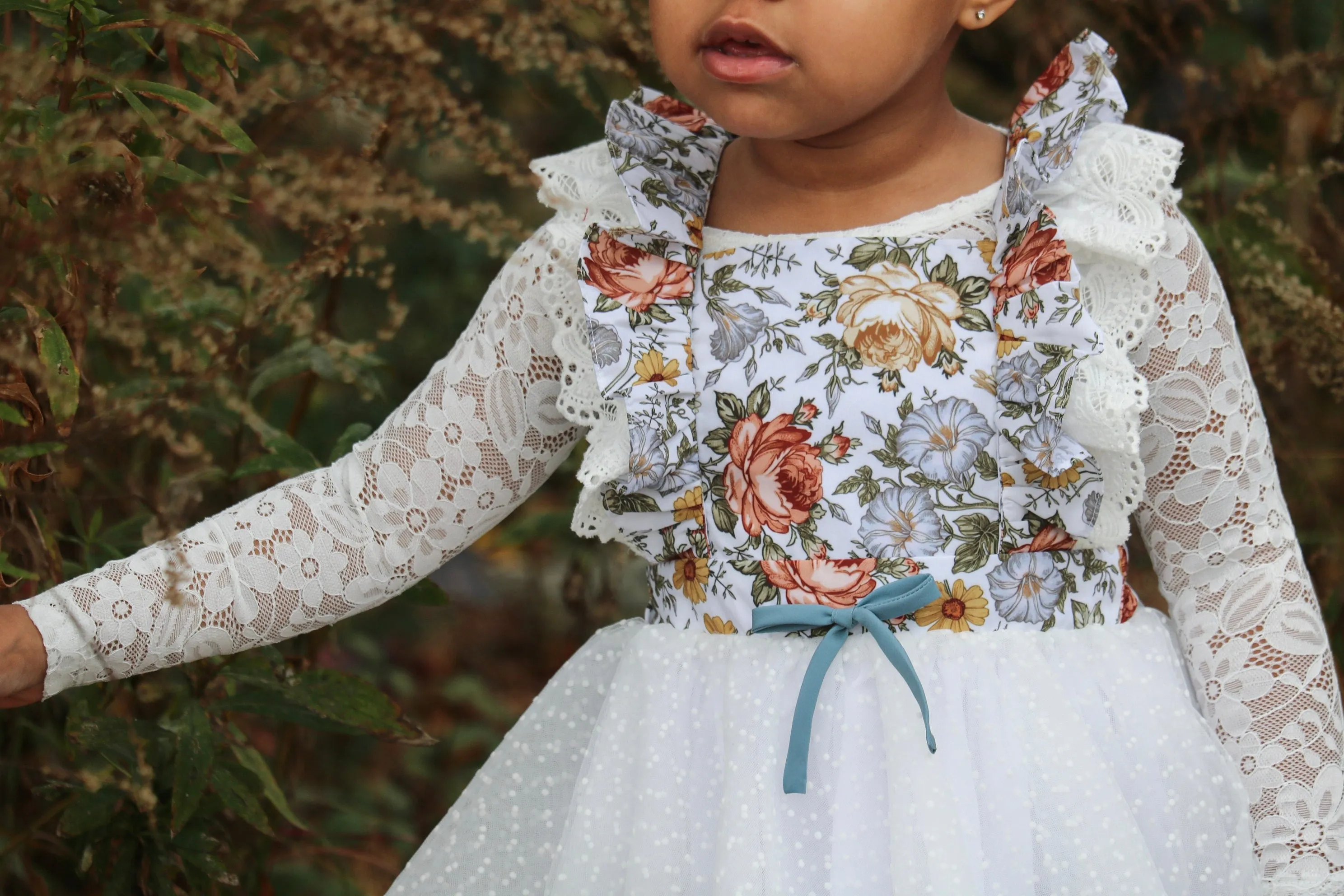 White Lace Layering Top