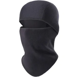 Winter Fleece Warmer Full Face Cover - Black