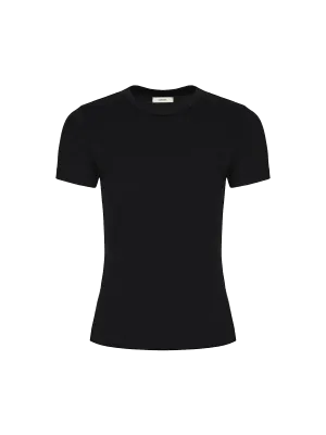 Women's 365 Cotton-Stretch T-shirt—black