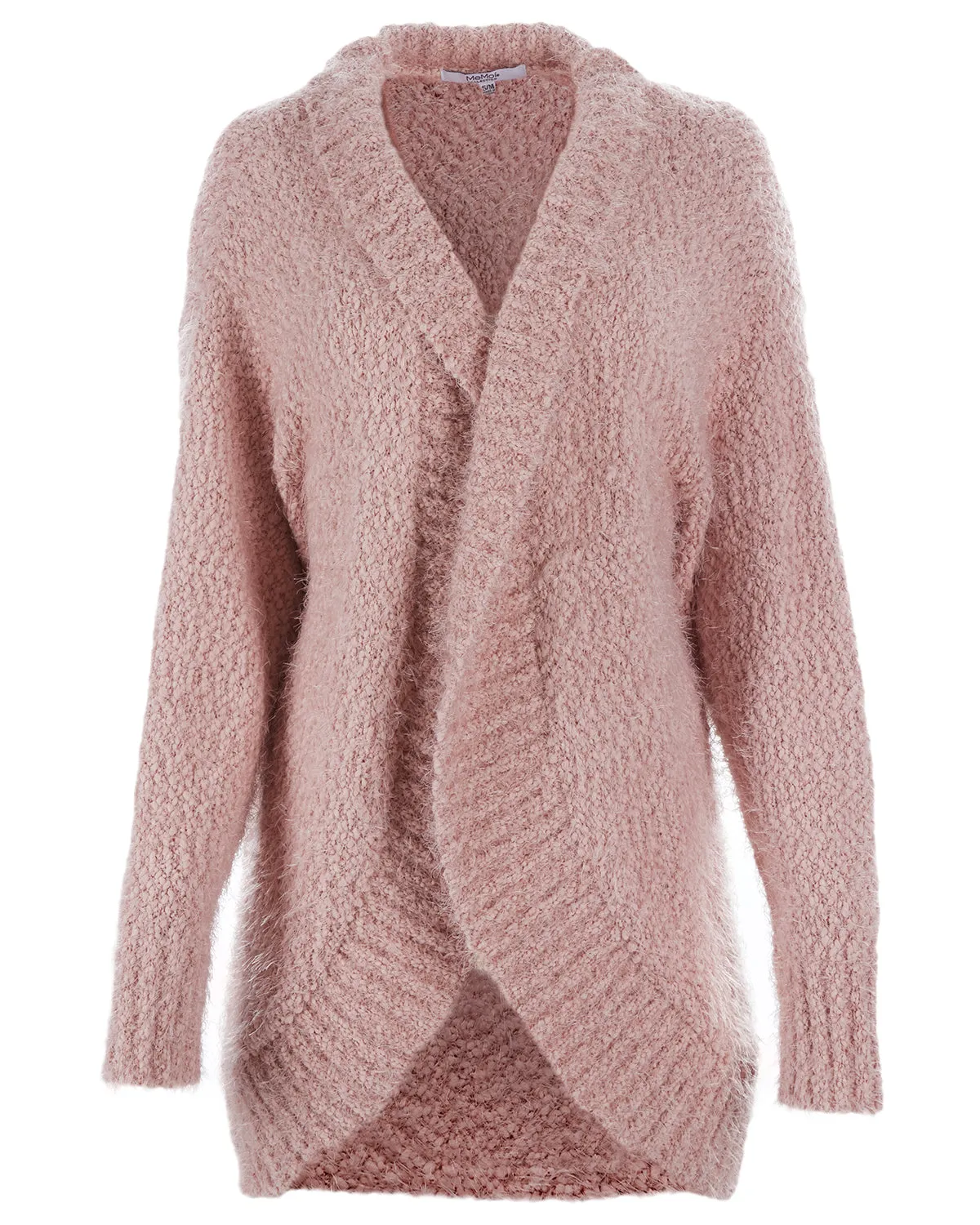 Women's Fuzzy Cocoon Loose Open-Front Cardigan Sweater