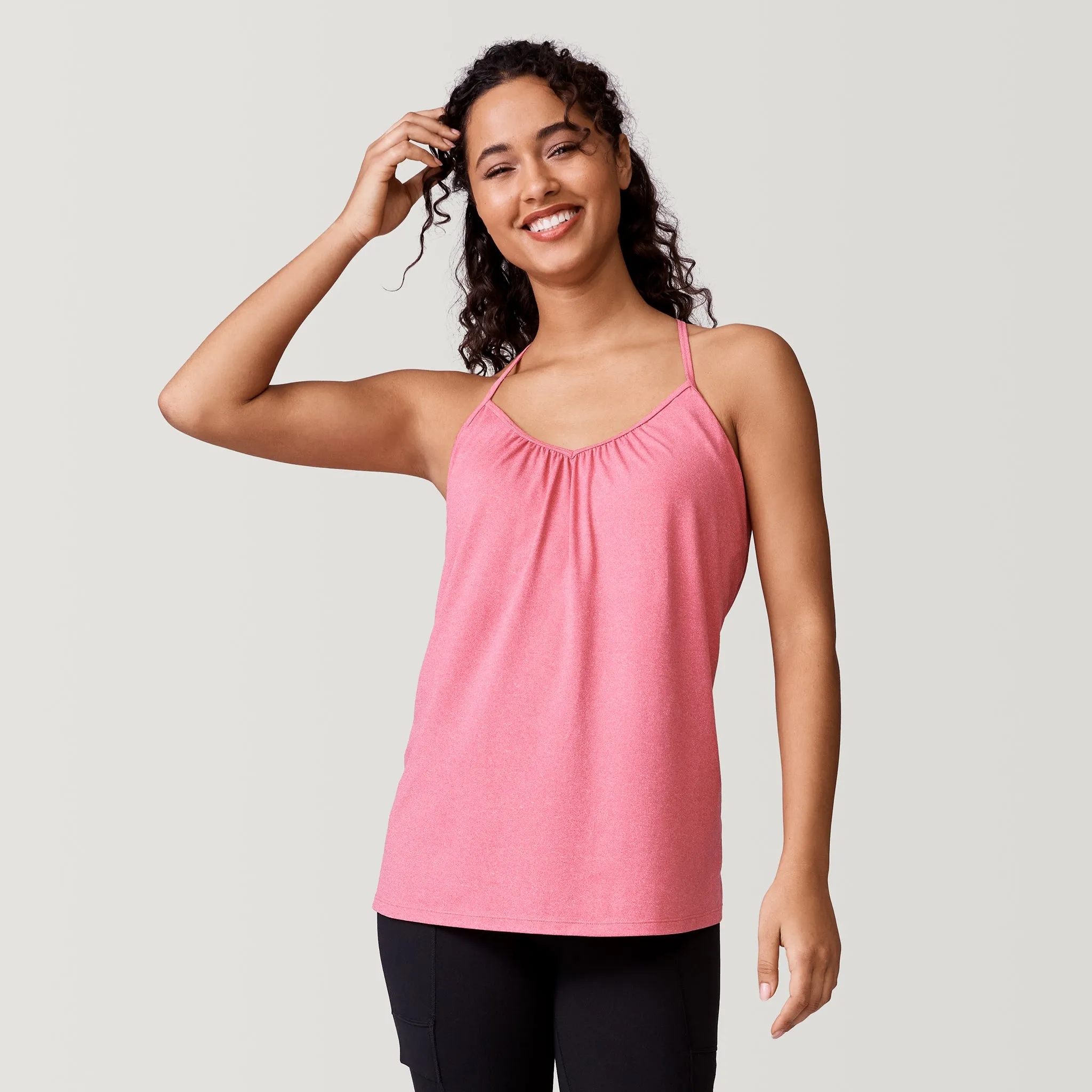 Women's Microtech® Chill B Cool V-Neck Cami Top with Built-In Bra