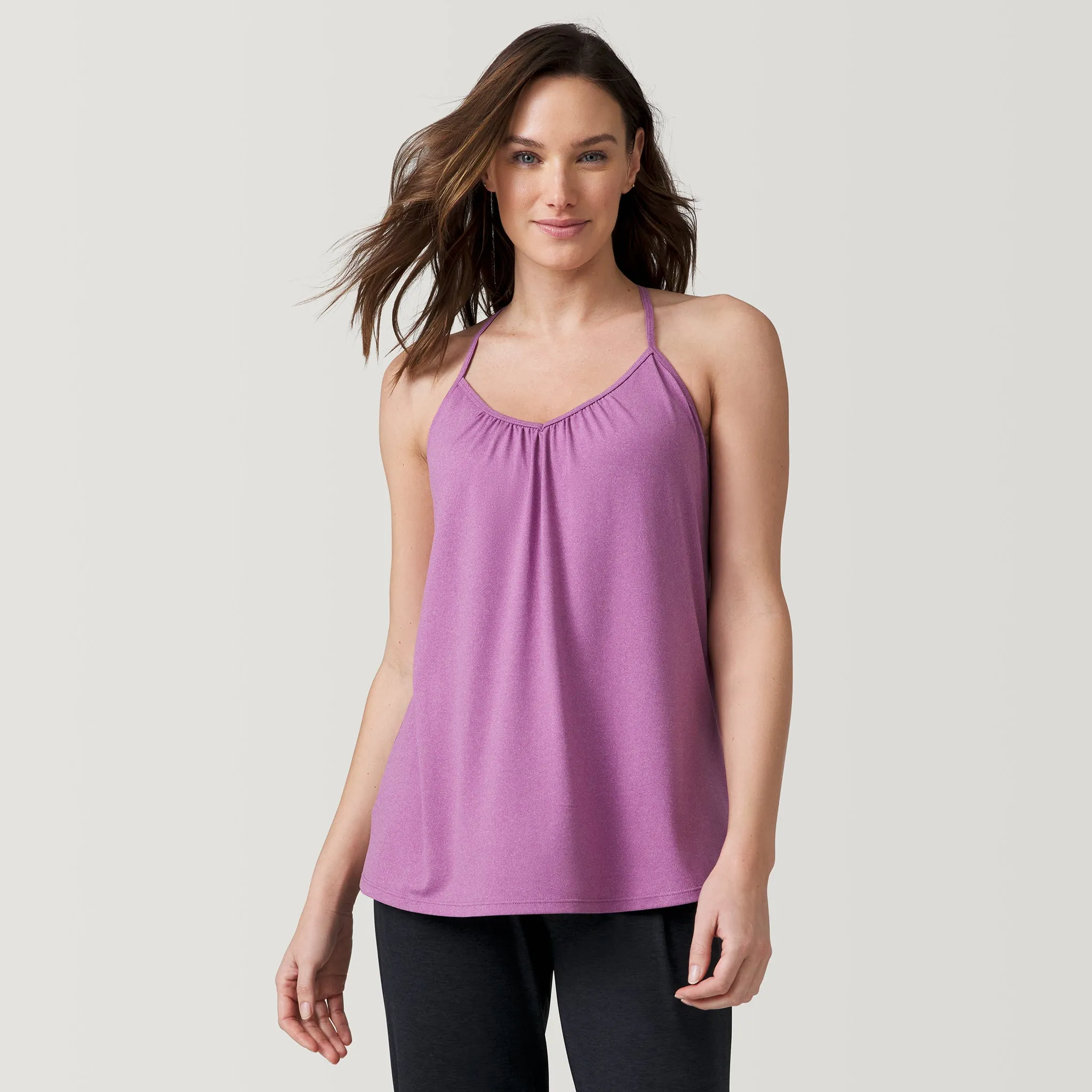 Women's Microtech® Chill B Cool V-Neck Cami Top with Built-In Bra