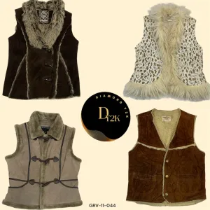 Y2K Retro Fur Vest - Perfect Layering Piece (GRV-11-044)