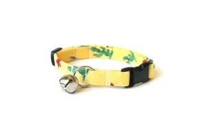 Yellow Cactus Cat Collar