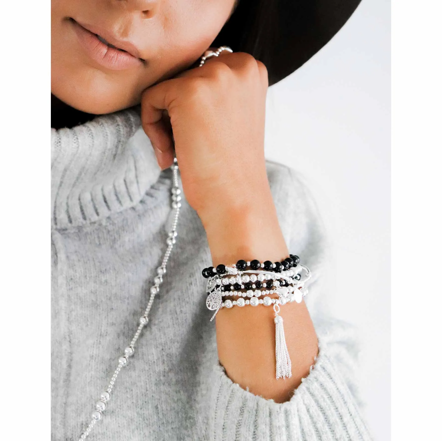 You're a Star Sterling Silver Stacking Bracelet